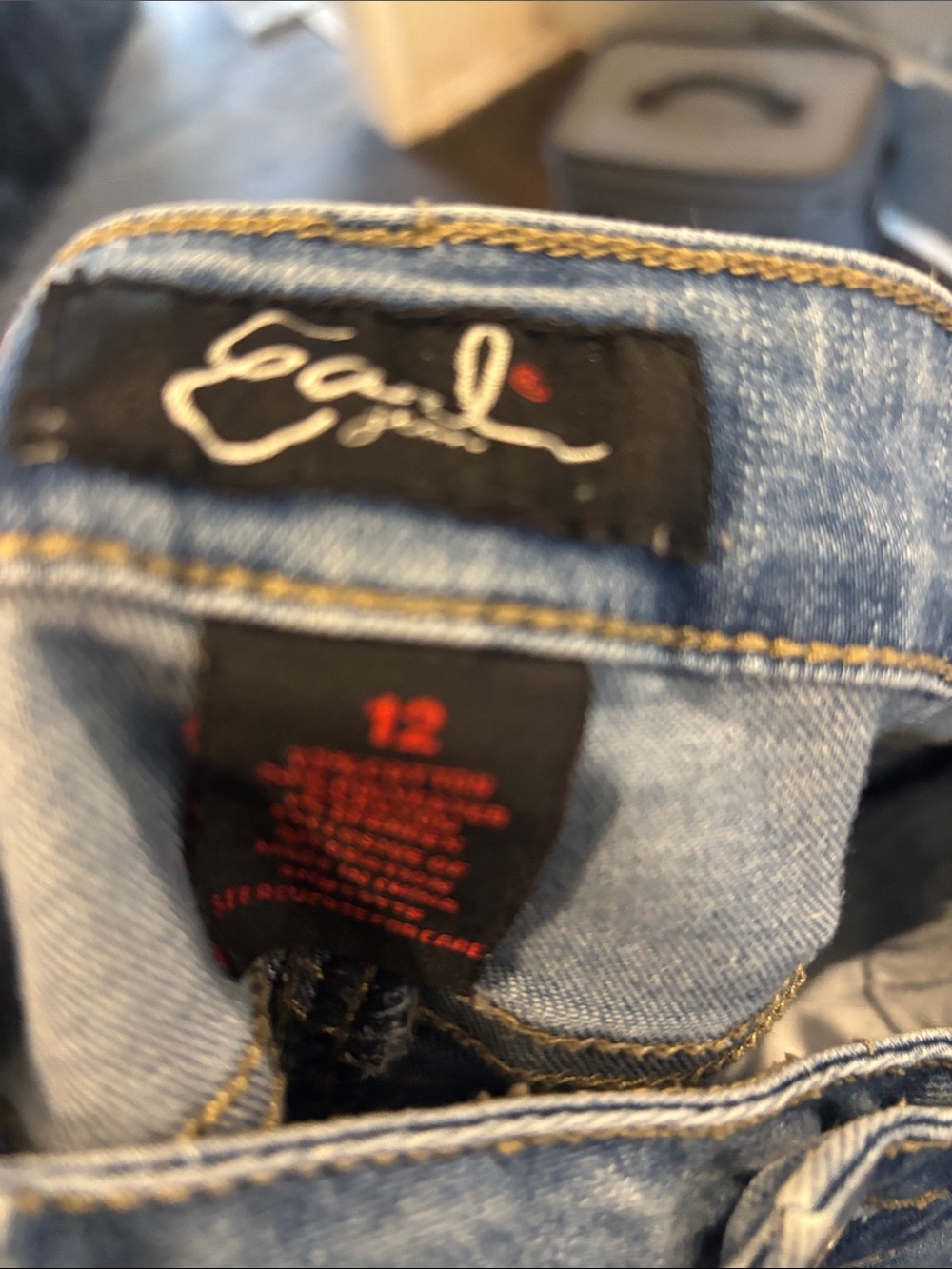 Earl Jeans Light Blue Jeans with Floral Embroidery - Picture 4 of 7